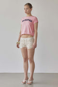 Philosopher Baby Tee Pink