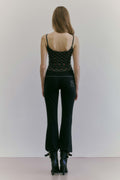 [Sculptor X Ed Hardy] Sue Me Sleeveless Top Black