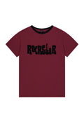 ROCKSTAR Boucle Half Top (Red)